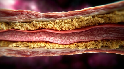 Aufkleber - Explore the fascinating structure of human tissue layers