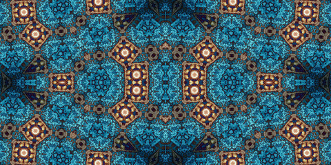 Naklejka na meble Seamless kaleidoscope pattern. The texture of the woven pattern. Endless pattern