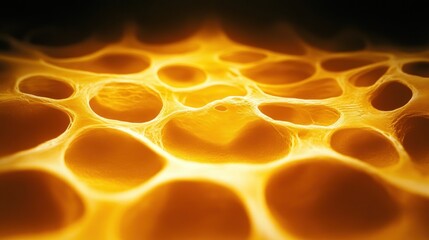 Poster - Explore the intricate patterns of cell structures under bright light