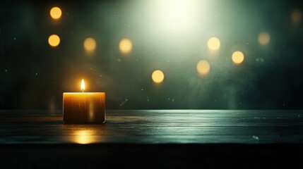 Aufkleber - Illuminate your space with tranquil candlelight for a cozy atmosphere