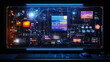 © seanzheng - generated illustration of futuristic advanced computer operating system.