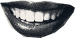 © taisiyakozorez - Magazine clipping, halftone photo of a woman's beautiful plump lips, open mouth, emotions.