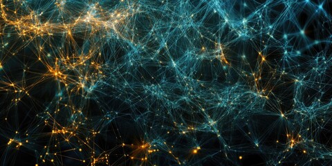 Fototapete - abstract network background