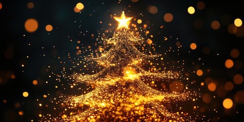 Leinwandbilder - fire spark Christmas with black background
