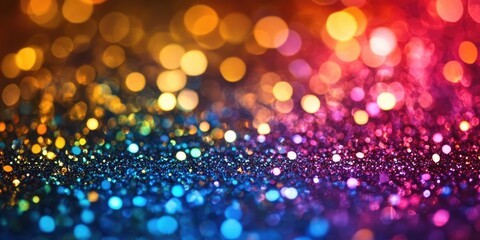 Leinwandbilder - Vibrant glitter background for Christmas and other festivities