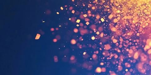 Poster - fireworks on New Year's and copy space - abstract festive background