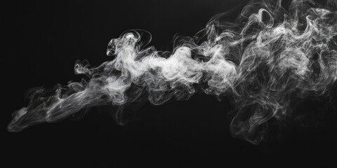 Poster - Smoke against a black background