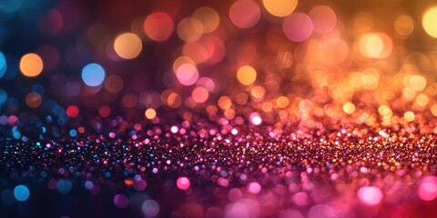 Leinwandbilder - Vibrant glitter background for Christmas and other festivities