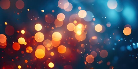 Leinwandbilder - Background light bokeh abstract.