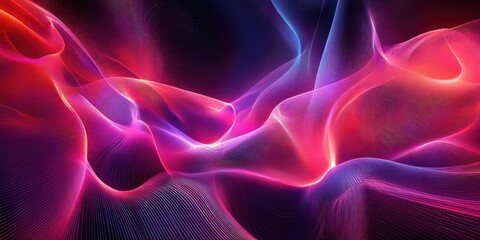 Poster - Abstract design aesthetic light painting backdrop