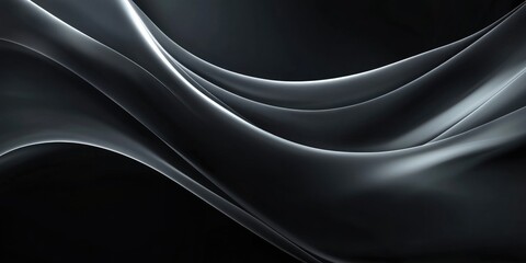 Leinwandbilder - Elegant soft and smooth background in black and grey.