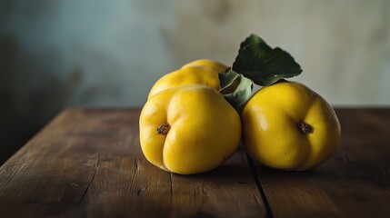 Wall Mural - quince, close-up 