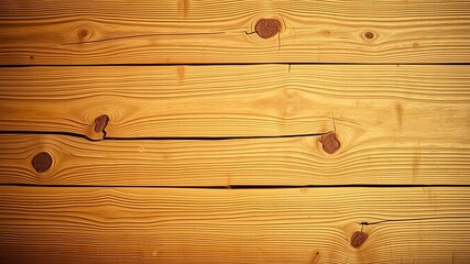 Wall Mural - Rustic Wooden Planks with Knots and Grain Patterns, Perfect for a Natural Background or Texture