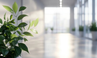 Wall Mural - Office Plant  .