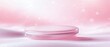 © Marsor - A pink square with snowflakes in the background