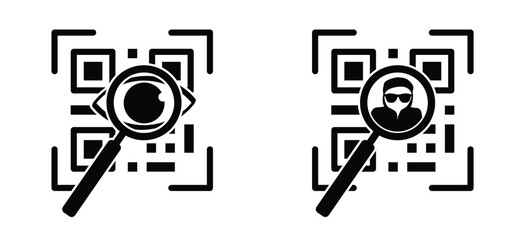 spam, qr code fraud. fake qr code phishing, or quishing, social engineering phishing attack deceives