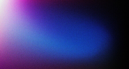 Aufkleber - Dark purple blue grainy gradient background  black colors banner poster cover abstract design