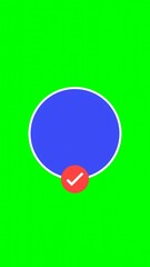 Follow animation Social media TikTok template video vertical 4k