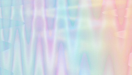 Aufkleber - An abstract pastel gradient background featuring soft, wavy iridescent patterns, ideal for modern and artistic designs.