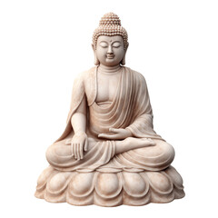 statue of buddha made of stone PNG