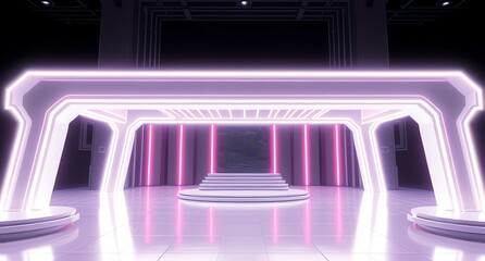 background with glowing lines