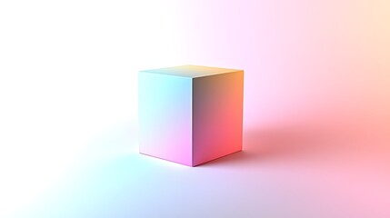 Gradient ombre effect on bright 3D 6.6 against a white background