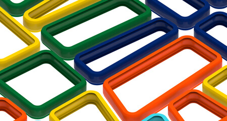 Fototapete - Low poly triangle posters, modern concept