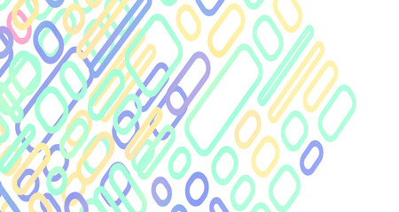 Fototapete - Abstract Geometric backgrounds full Color