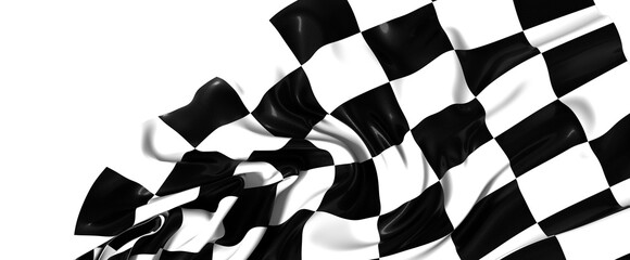 Sticker - Auto sport grid flag background