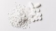 © ThatWorksMedia - White Powder and Pills: A Stark Image of Modern Medicine