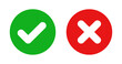 © ValGraphic - Check mark and cross mark icons
