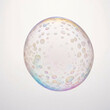 © Jiraporn - colorful bubbles on white background, bubbles live motion scene.