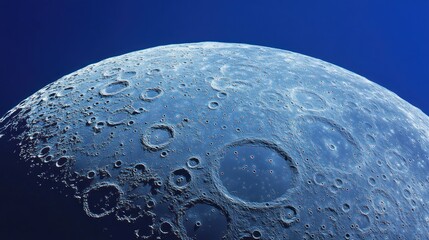 Wall Mural - The Cratered Surface of the Moon