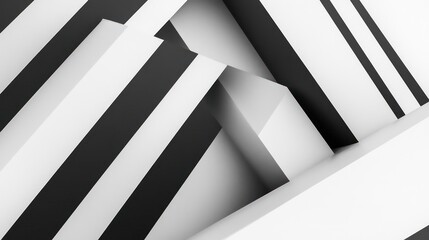 Leinwandbilder - This contemporary poster template features bold intersecting lines on a crisp white backdrop, providing generous space for text and visuals.
