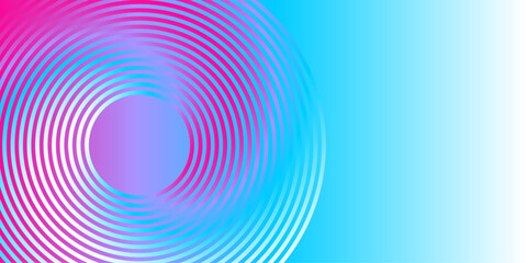 Aufkleber - Abstract blue pink white background wave pattern. Wavy and swirled geometric shapes vector banner