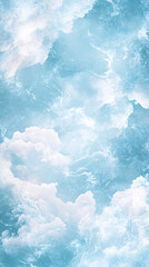 blue sky cloud watercolor background texture