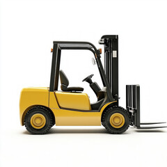 Wall Mural - Forklift Isolated