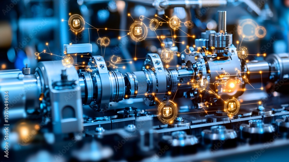 Smart Factory Industrial Automation IoT Machine Learning Manufacturing ...