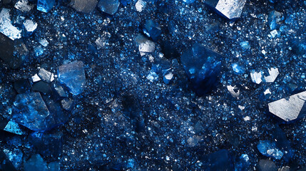 Aufkleber - Background - grain texture blue paint wall, Beautiful abstract grunge decorative navy blue dark wallpaper