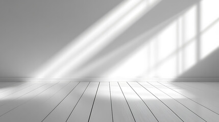 Leinwandbilder - Blurred overlay effect for photo and mockups, Wall texture with organic drop diagonal shadow and rays of light on a white wall, shadows for natural light effects