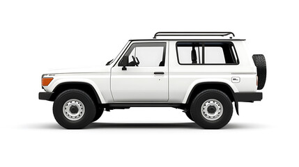 Aufkleber - Generic and unbranded suv isolated on a white background