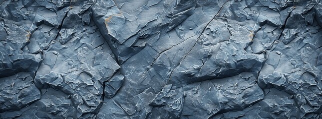 Poster - Blue Gray Stone Rock Texture Background with Sharp Lines and Textures for Web and Graphic Design