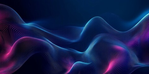 Wall Mural - digital abstract background, used for technological processes, neural networks, digital data storage
