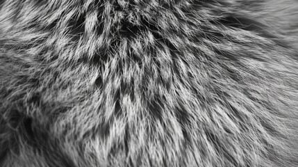 soft, gray fur texture
