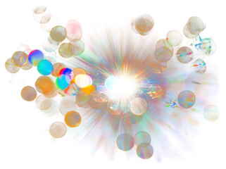 Wall Mural - png light effect flare lens photography.