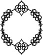 © safri - Circle frame arabic style