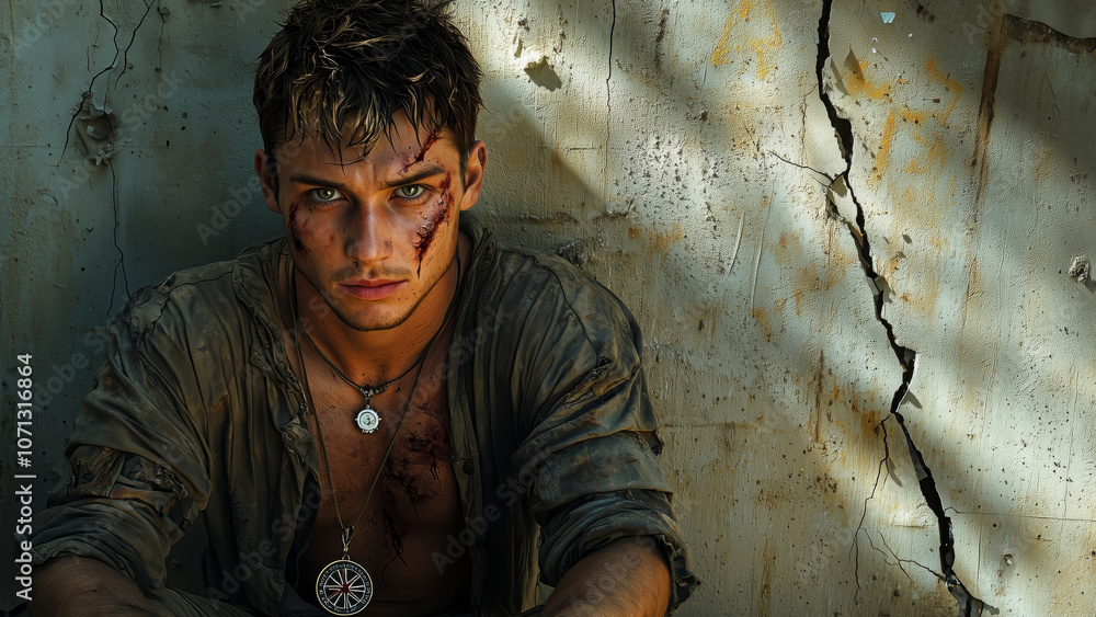 Powerful Self Portrait Depicting Resilience And Inner Strength Amidst