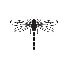 Wall Mural - dragonfly icon vector