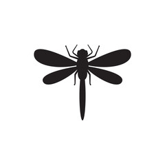 Wall Mural - dragonfly icon vector