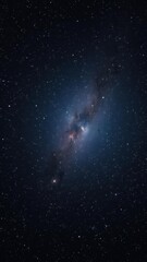 dark, mysterious outer space background filled with sparkling stars and distant galaxies, stars, cos